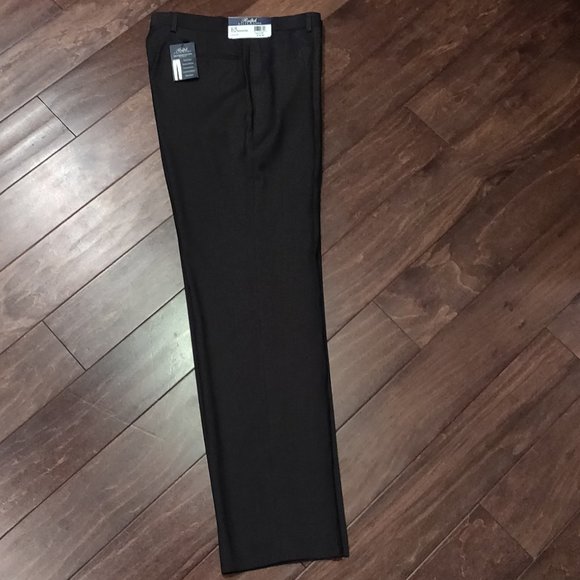 Ralph Ralph Lauren Comfort Flex Pant Flat Front Grey NWT Men's SIZE 32x32 - Picture 2 of 6